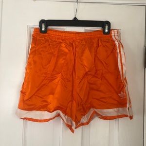 Adidas Vintage Orange Shorts Size L